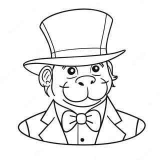 Rozmalovka Tuksedo Sema Z Kapeliukhom 84906 25898
