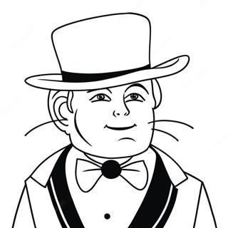 Rozmalovka Tuksedo Sema Z Kapeliukhom 84906 25900