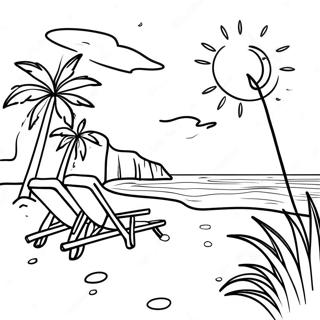 Soniachnii Pliazhnii Peizazh Dlia Rozmalovki 86802-27460