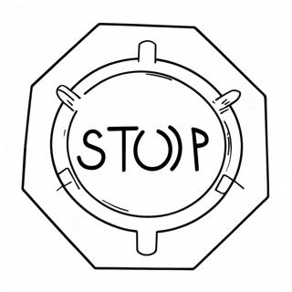 Rozmalovka Znaka Stop 87414-27924