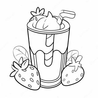 Polunichnii Molochnii Kokteil Z Posipkoiu Dlia Rozmalovki 87467-27972