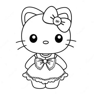 Rozmalovka Khello Kitti V Milomu Platti 88392-28872