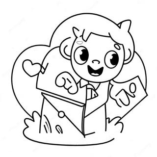 Rozmalovka Smishnii Khlopchik Shcho Nadsilaie List Liubovi 88805-29185