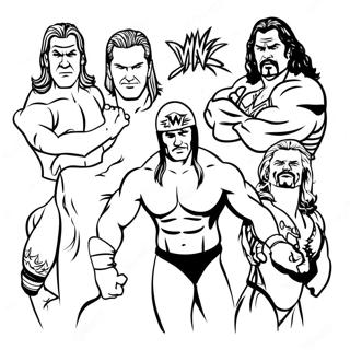 Rozmalovka Vintazhnikh Restleriv Wwe 89576-29781