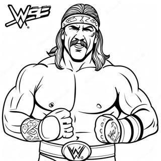 Rozmalovka Vintazhnikh Restleriv Wwe 89576-29782