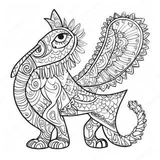 Rozmalovka Skladnogo Dizainu Alebrikhe 91254-31156