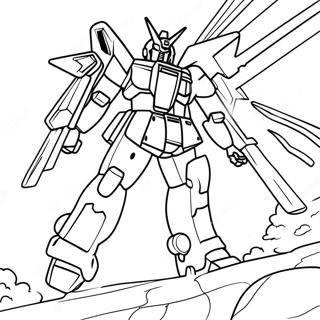 Rozmalovka Boiovoyi Stseni Gundama 91380-31245