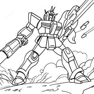 Rozmalovka Boiovoyi Stseni Gundama 91380-31248