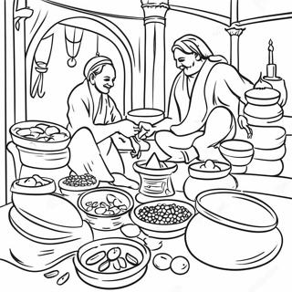 Rozmalovka Iaskravoyi Stseni Indiiskogo Rinku 91891 31660