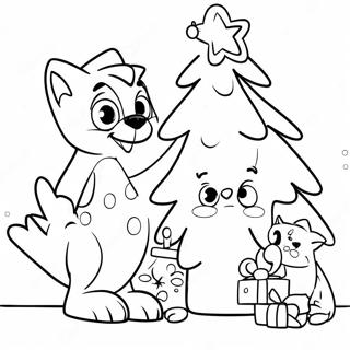 Bluyi Ta Bingo Prikrashaiut Ialinku Storinka Dlia Rozmalovki 92273-31950