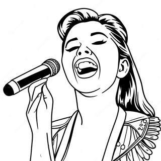 Rozmalovka Selena Spivaie Na Stseni 92559-32174