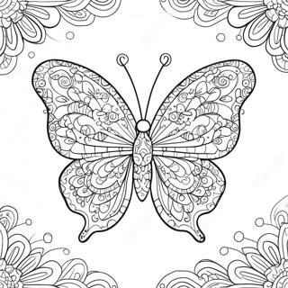 Rozmalovka Elegantnoyi Meteliki Z Skladnimi Vizerunkami 94357 33638