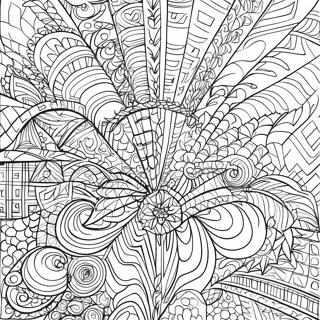 Rozmalovka Skladnikh Geometrichnikh Vizerunkiv Optichnoyi Iliuziyi 96103-35159