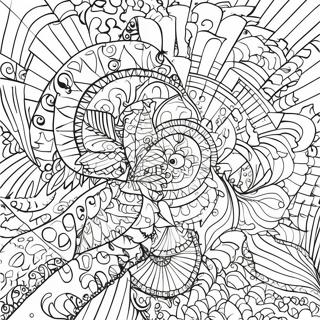 Rozmalovka Kolorovikh Geometrichnikh Form Optichnoyi Iliuziyi 96104-35162