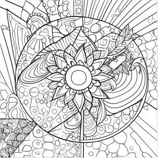 Rozmalovka Kolorovikh Geometrichnikh Form Optichnoyi Iliuziyi 96104-35163