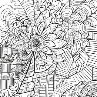 Rozmalovka Dinamichnogo Geometrichnogo Mistetstva Optichnoyi Iliuziyi 96106-35170