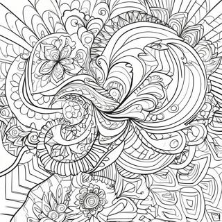 Rozmalovka Dinamichnogo Geometrichnogo Mistetstva Optichnoyi Iliuziyi 96106-35171