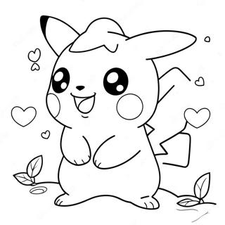 Rozmalovka Milikh Pikachu Z Serdechkami 96156 35201