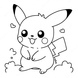 Rozmalovka Milikh Pikachu Z Serdechkami 96156 35203