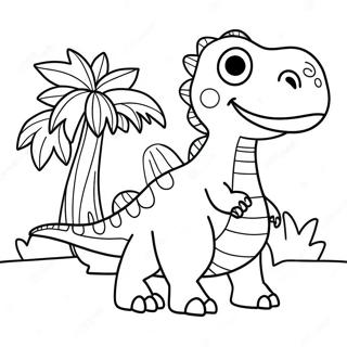 Rozmalovka Dinozavra Z Dnem Narodzhennia 96799-35861