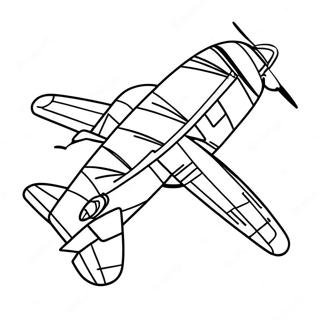 Maliunok Dlia Rozmalovki Viiskovogo Litaka 96879-35768