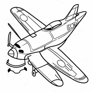 Maliunok Dlia Rozmalovki Viiskovogo Litaka 96879-35934