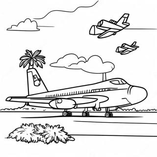 Maliunok Dlia Rozmalovki Stseni Viiskovoyi Bazi 96880-35772