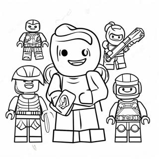 Iaskravi Personazhi Lego Fortnait Rozmalovka Розмальовки