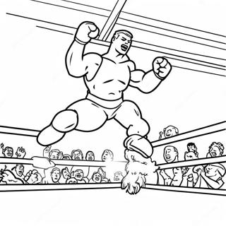 Rozmalovka Reslera Wwe Shcho Stribaie Na Supernika 97-2527