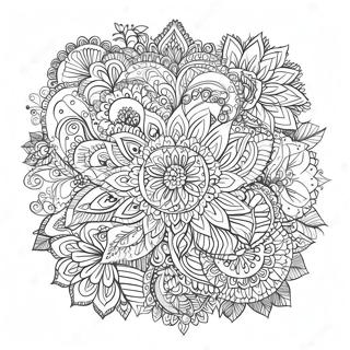 Rozmalovka Skladnikh Mandal U Formi Serdets 98448-37289
